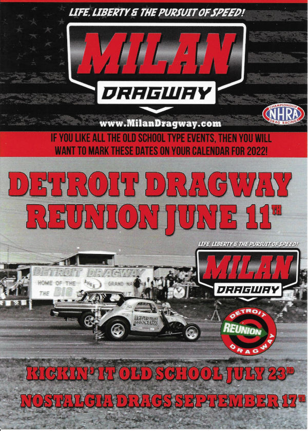 A Detriot Dragway Reunion Poster